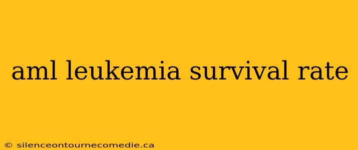aml leukemia survival rate