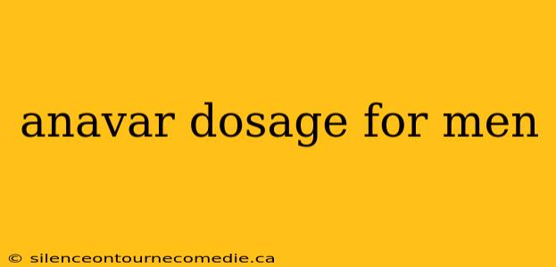 anavar dosage for men