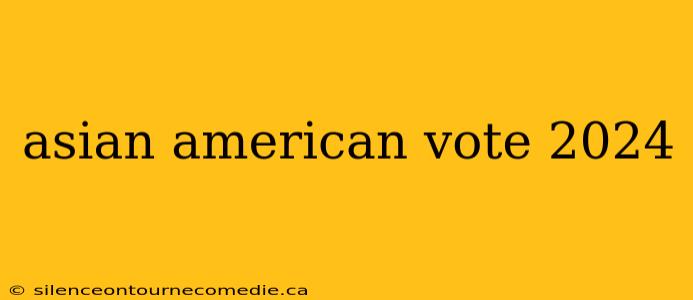asian american vote 2024