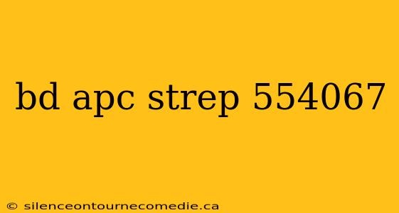bd apc strep 554067