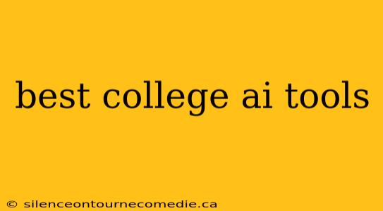 best college ai tools