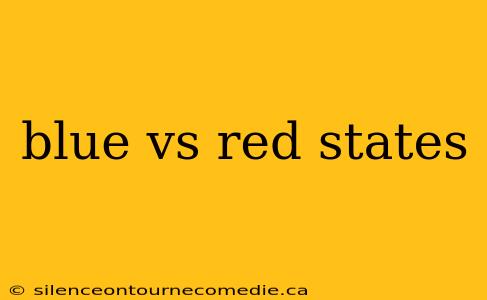 blue vs red states