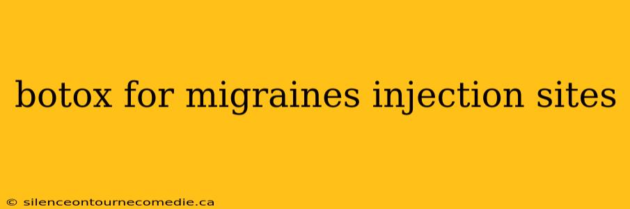 botox for migraines injection sites