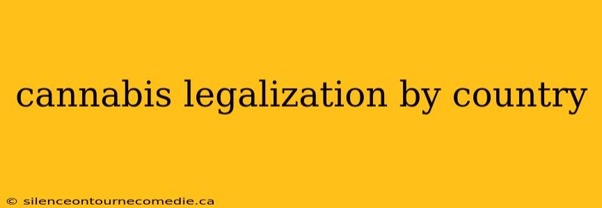 cannabis legalization by country