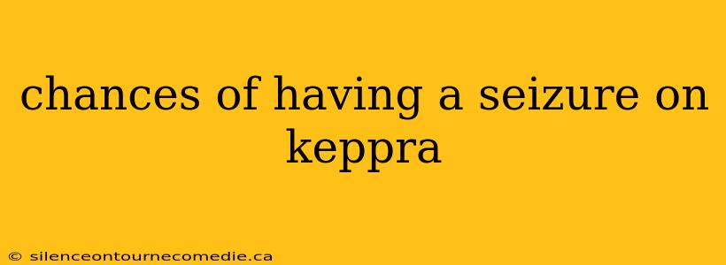 chances of having a seizure on keppra