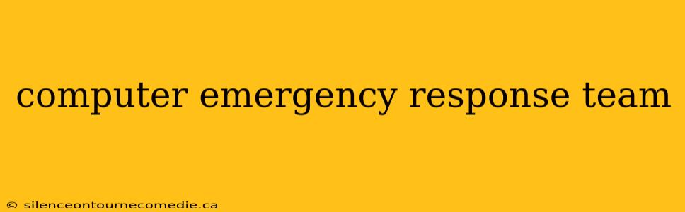 computer emergency response team