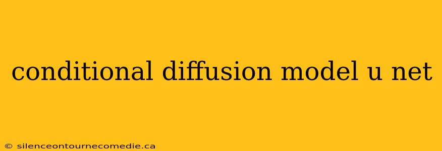conditional diffusion model u net