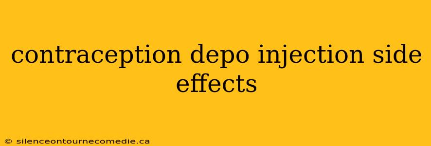contraception depo injection side effects