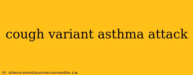cough variant asthma attack