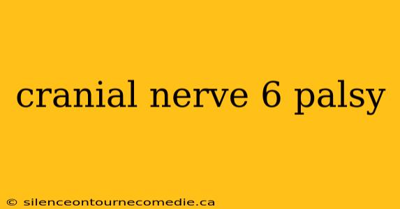 cranial nerve 6 palsy