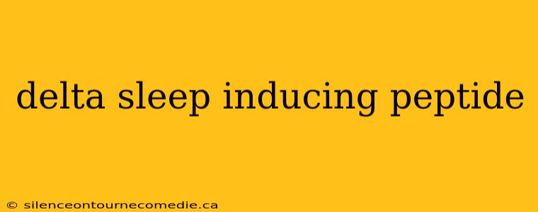 delta sleep inducing peptide