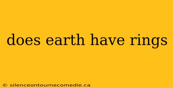 does earth have rings
