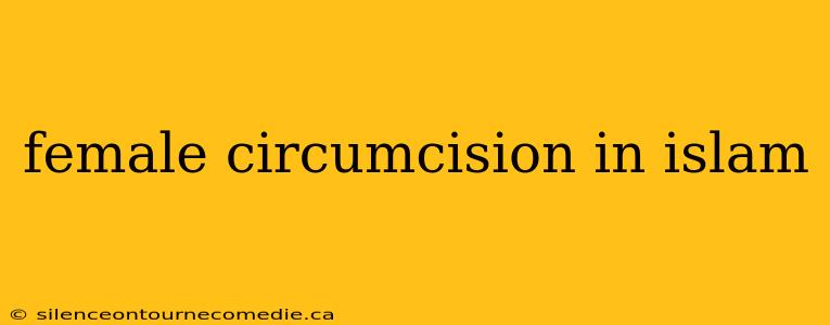 female circumcision in islam