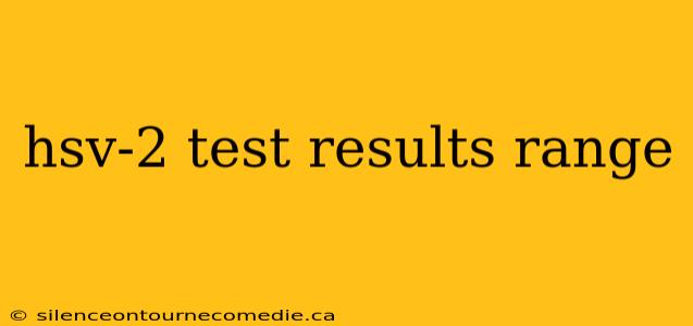 hsv-2 test results range