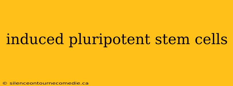 induced pluripotent stem cells