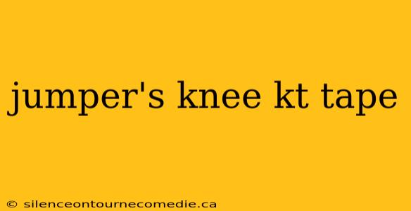 jumper's knee kt tape