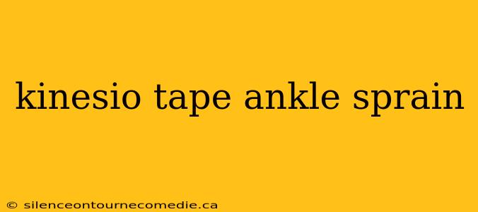 kinesio tape ankle sprain