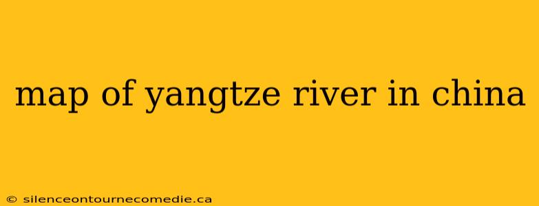 map of yangtze river in china