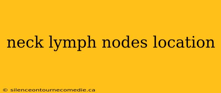 neck lymph nodes location