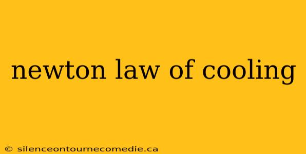 newton law of cooling