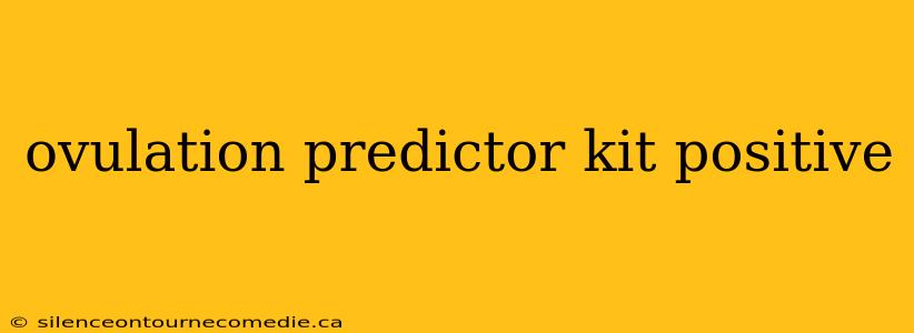 ovulation predictor kit positive