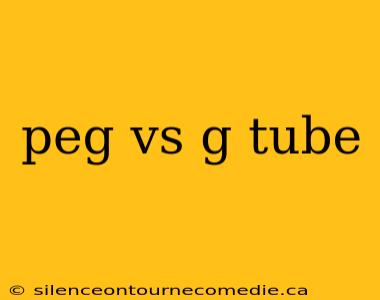 peg vs g tube