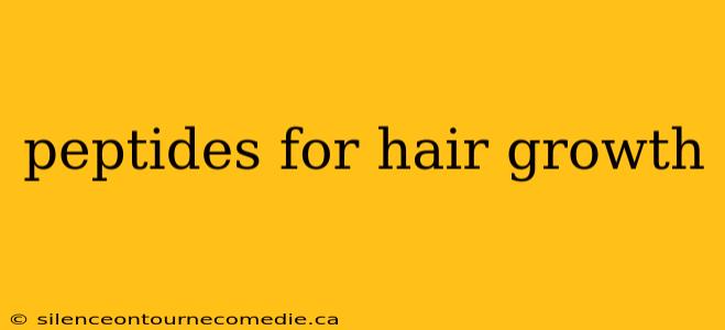 peptides for hair growth