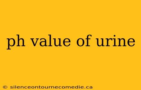 ph value of urine