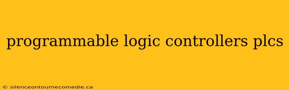 programmable logic controllers plcs