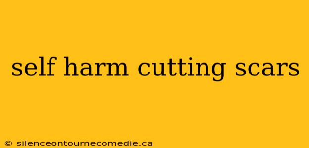self harm cutting scars