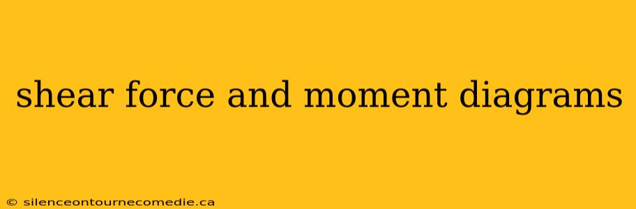 shear force and moment diagrams