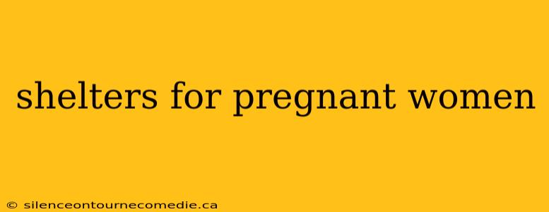 shelters for pregnant women
