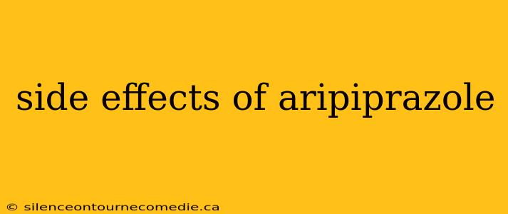 side effects of aripiprazole