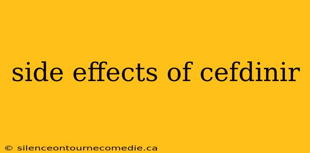 side effects of cefdinir