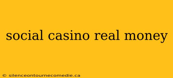 social casino real money