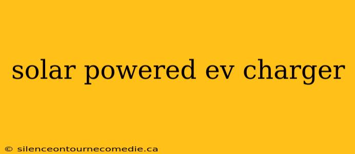 solar powered ev charger