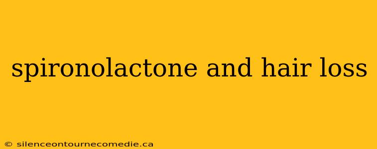 spironolactone and hair loss