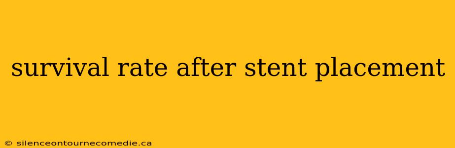 survival rate after stent placement