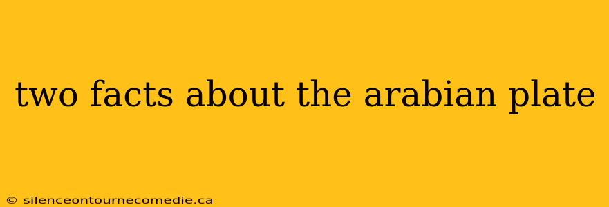 two facts about the arabian plate