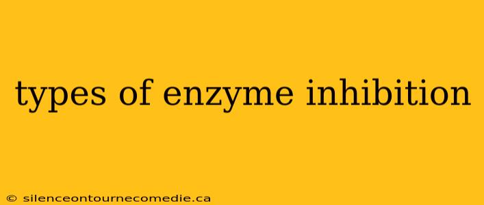 types of enzyme inhibition