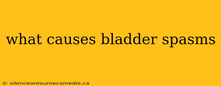 what causes bladder spasms