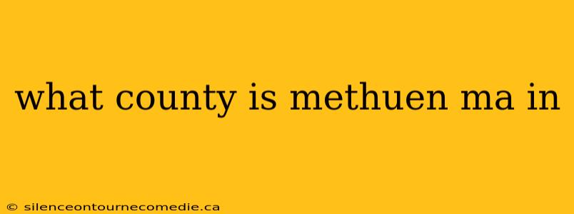 what county is methuen ma in