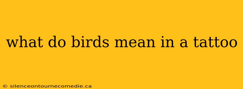 what do birds mean in a tattoo