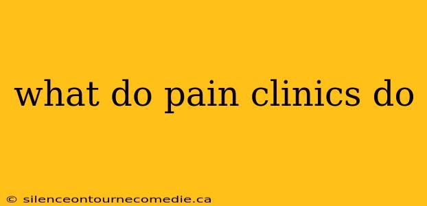 what do pain clinics do