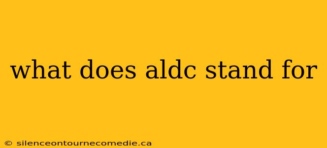 what does aldc stand for