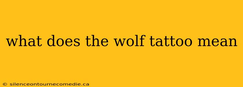 what does the wolf tattoo mean