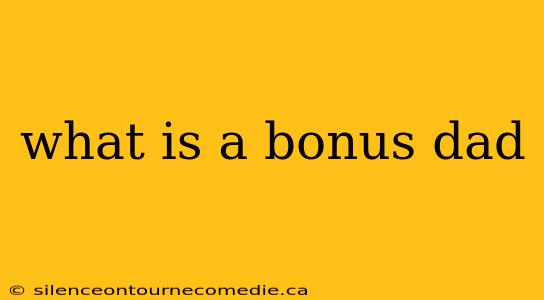 what is a bonus dad