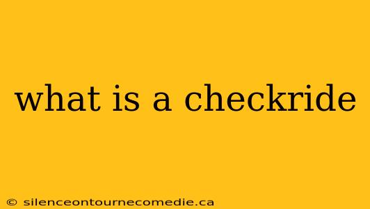 what is a checkride