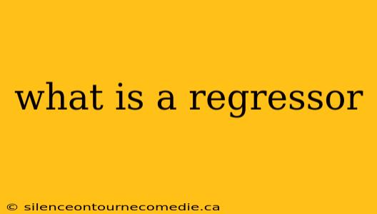 what is a regressor