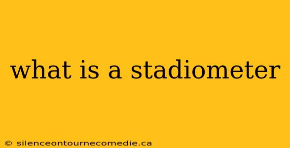 what is a stadiometer